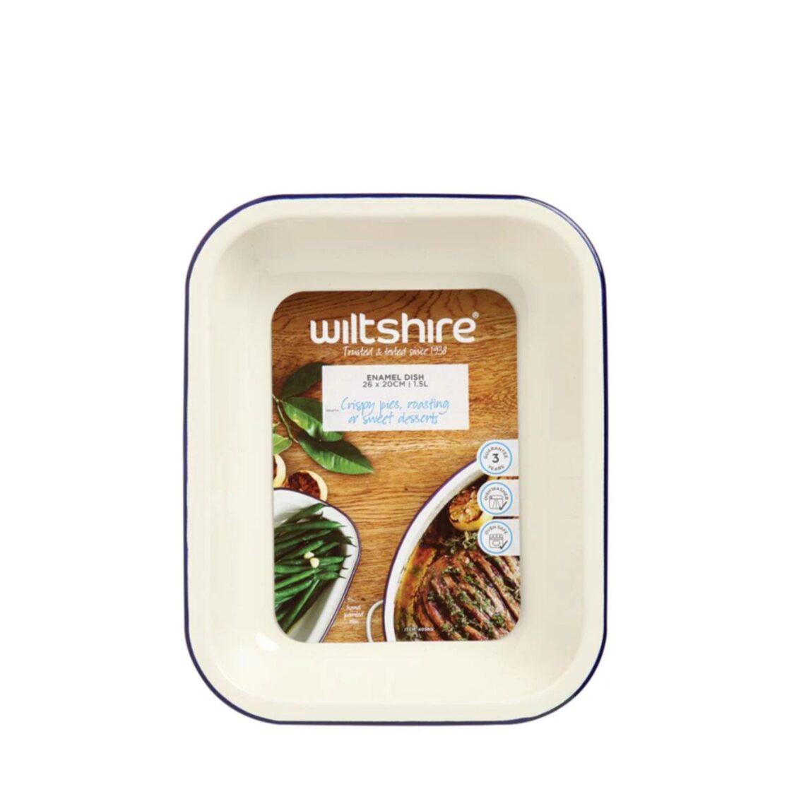Wiltshire Enamel Baking Dish 1.5L 43080 - Metro Singapore Departmental Store - Celebrating 69 Years in SG
