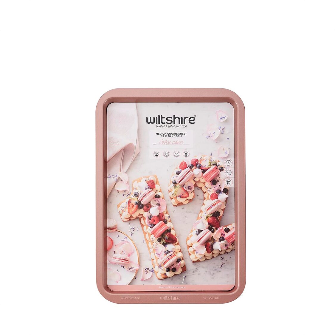 Wiltshire Rose Gold Cookie Sheet Med 40759 - Metro Singapore Departmental Store - Celebrating 69 Years in SG