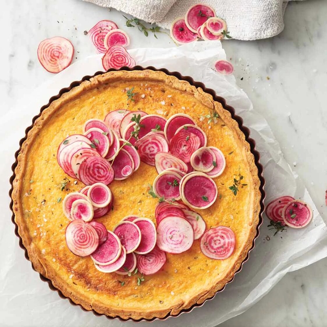 Wiltshire Rose Gold Quiche & Tart Pan 24cm 40826 - Metro Singapore Departmental Store - Celebrating 69 Years in SG