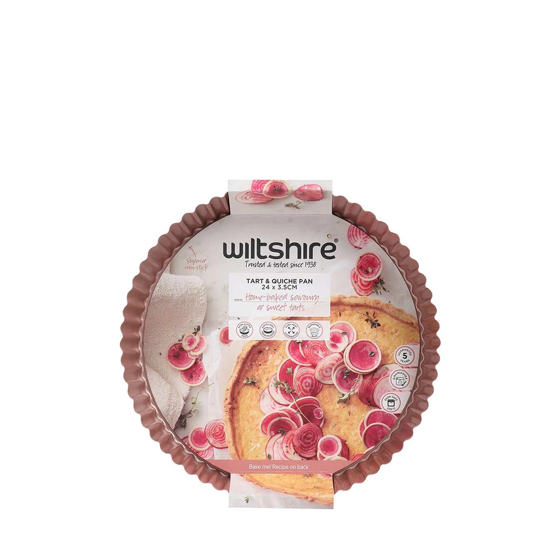 Wiltshire Rose Gold Quiche & Tart Pan 24cm 40826 - Metro Singapore Departmental Store - Celebrating 69 Years in SG
