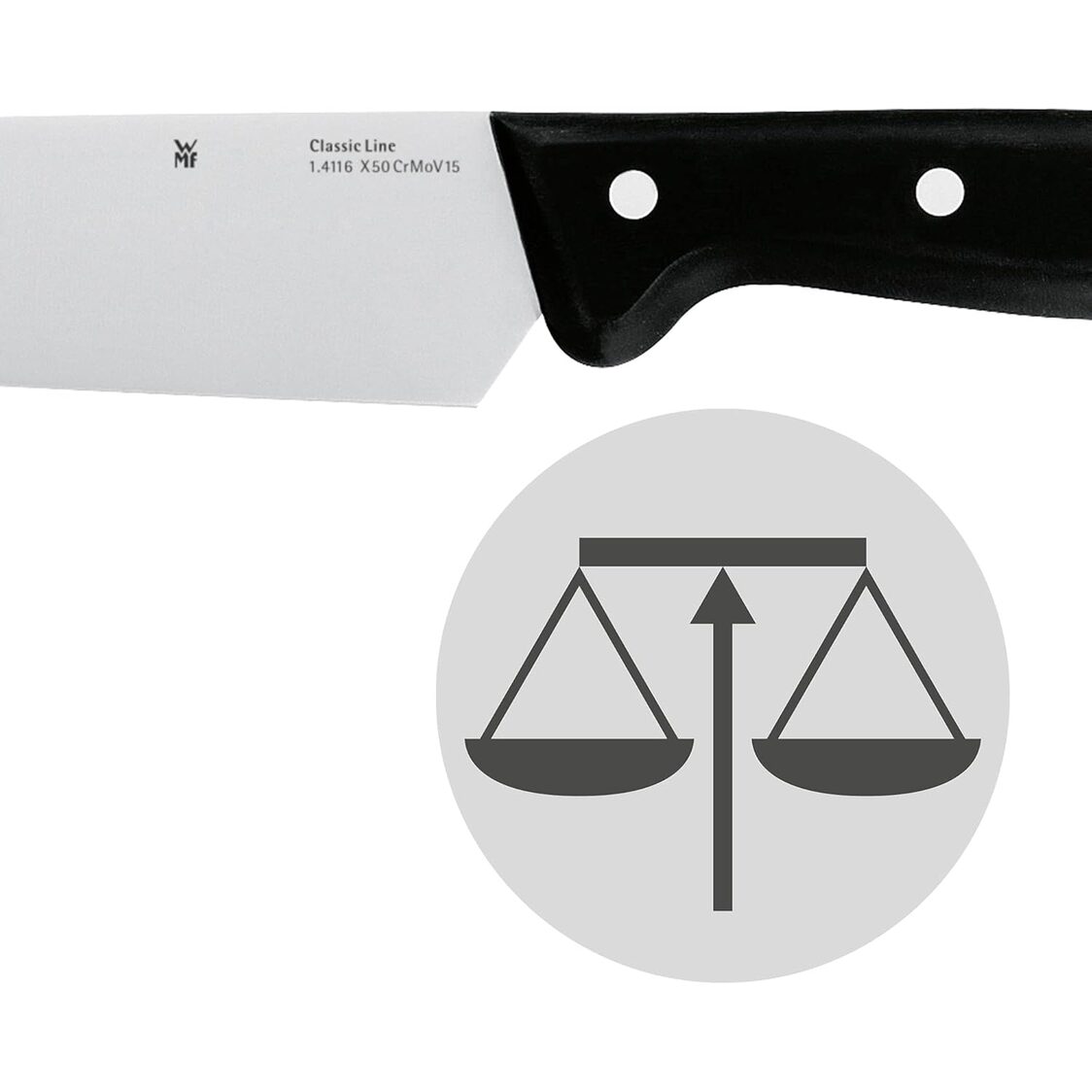 WMF Classic Line Chinese Chef Knife 18.5cm (1876406030) - Metro Singapore Departmental Store - Celebrating 69 Years in SG