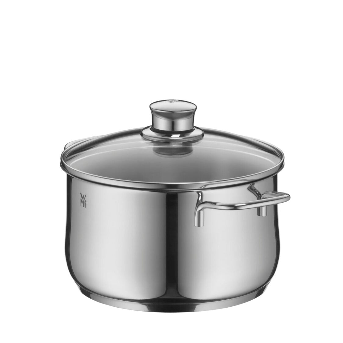 WMF Diadem Plus High Casserole with Glass Lid 24cm 0734256040 - Metro Singapore Departmental Store - Celebrating 69 Years in SG