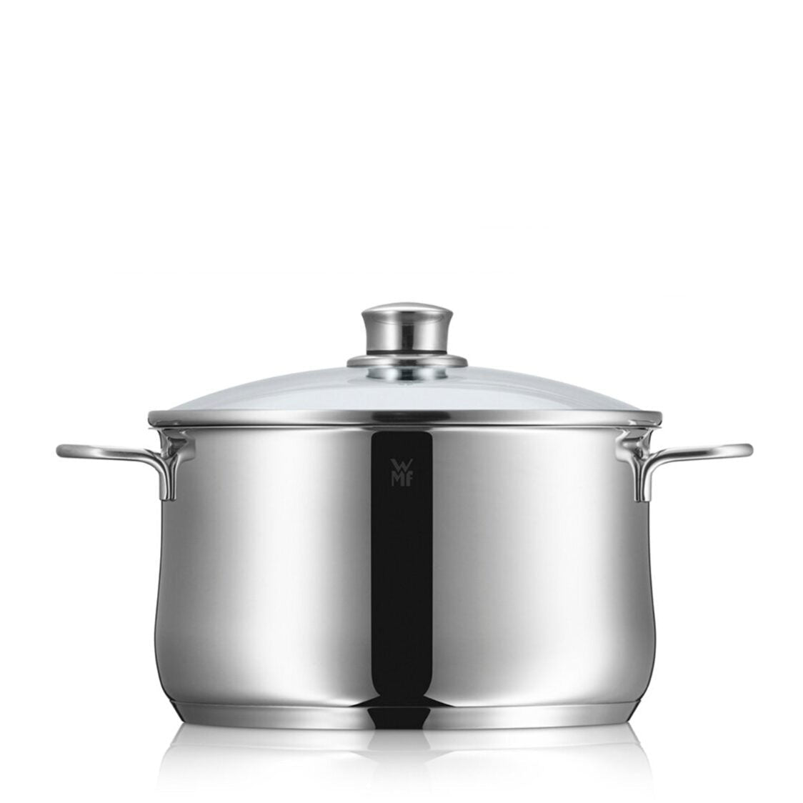 WMF Diadem Plus High Casserole with Glass Lid 24cm 0734256040 - Metro Singapore Departmental Store - Celebrating 69 Years in SG