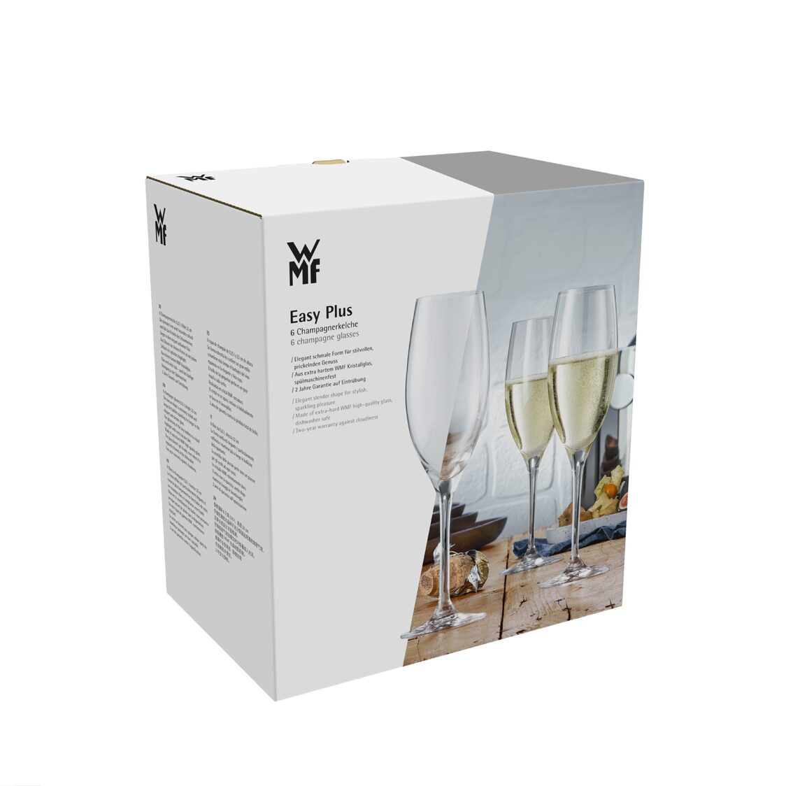 WMF Easy Plus 6pc Champagne Glass 0910259990 - Metro Singapore Departmental Store - Celebrating 69 Years in SG