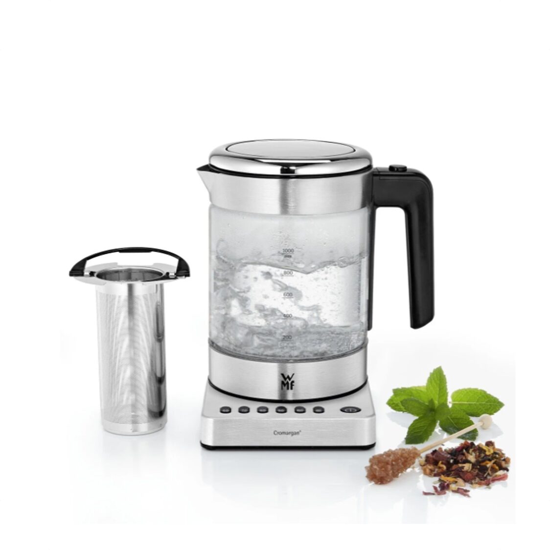 WMF KITCHENminis Glass Kettle Vario 1L (04 - 1318 - 8811) - Metro Singapore Departmental Store - Celebrating 69 Years in SG