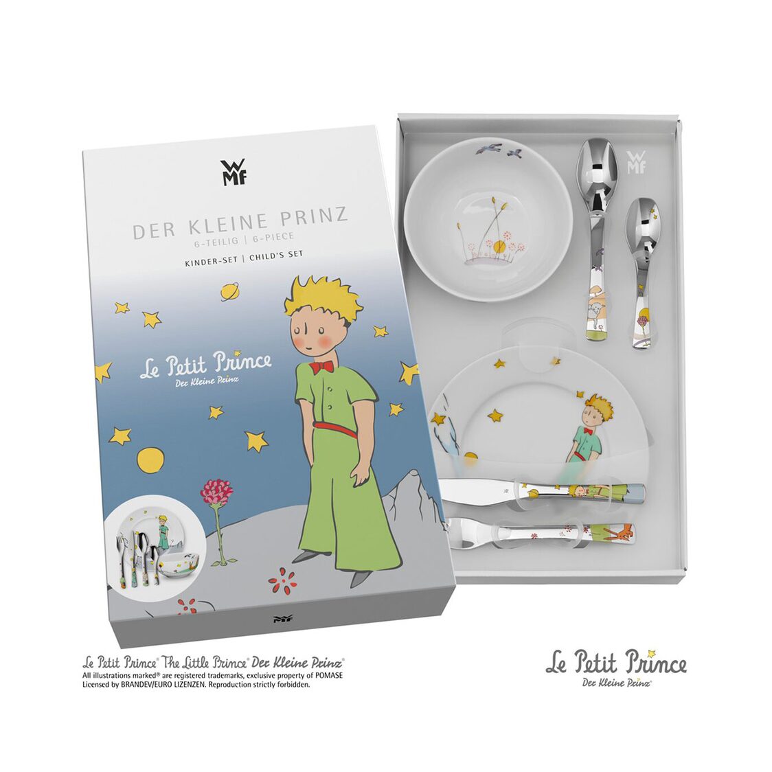 WMF Le Petit Prince Kids Cutlery Set, 6-Piece