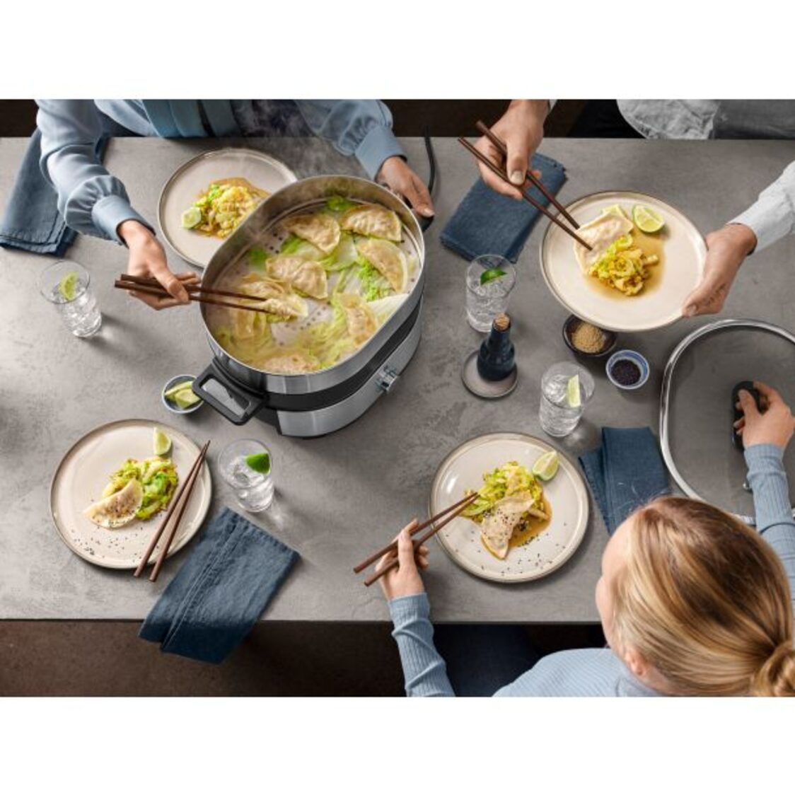 WMF Lono Hotpot And Steamer (0415540011) - Metro Singapore Departmental Store - Celebrating 69 Years in SG