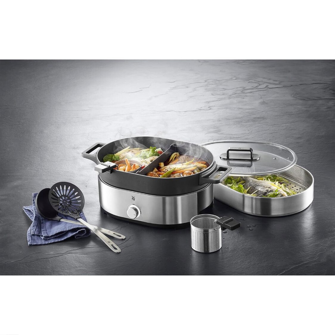 WMF Lono Hotpot And Steamer (0415540011) - Metro Singapore Departmental Store - Celebrating 69 Years in SG