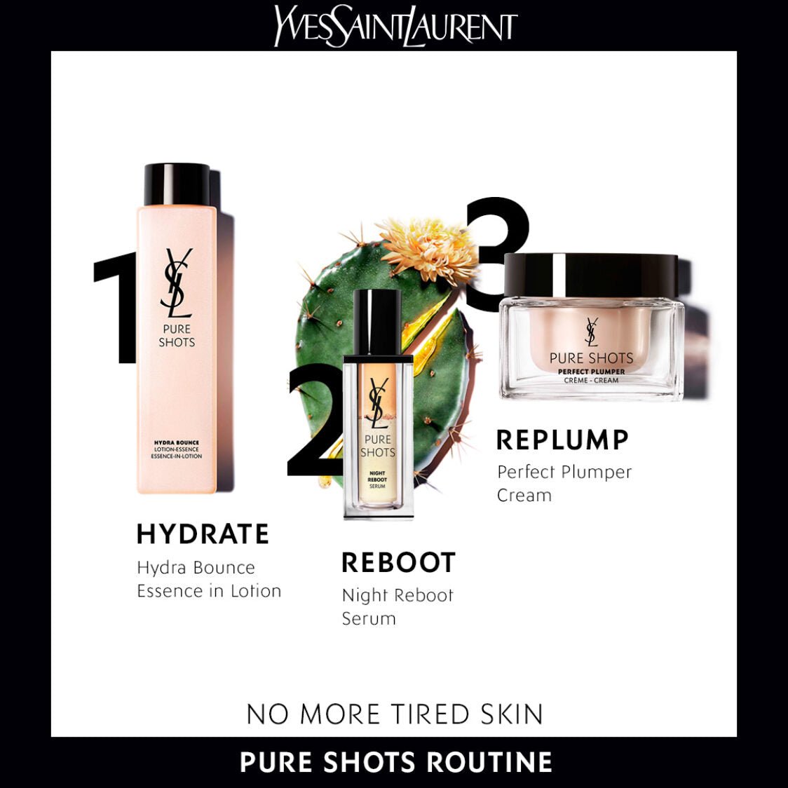 Yves Saint Laurent Beaute Pure Shots Perfect Plumper Cream 50ml - Metro Singapore Departmental Store - Celebrating 69 Years in SG