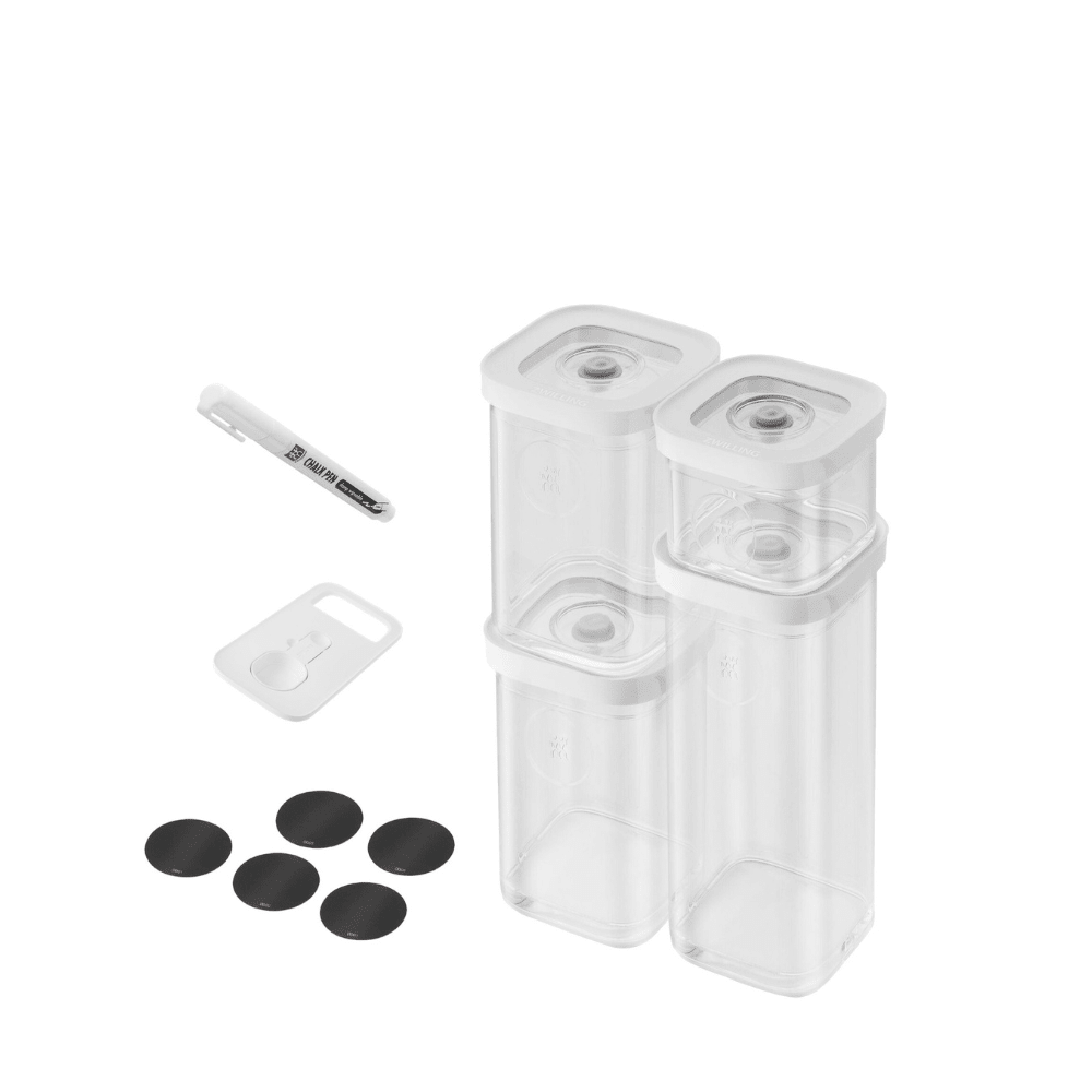 Zwilling Fresh and Save Grey Line Vacuum Starter Set 7 Pieces (36807 - 007) - Metro Singapore Departmental Store - Celebrating 69 Years in SG