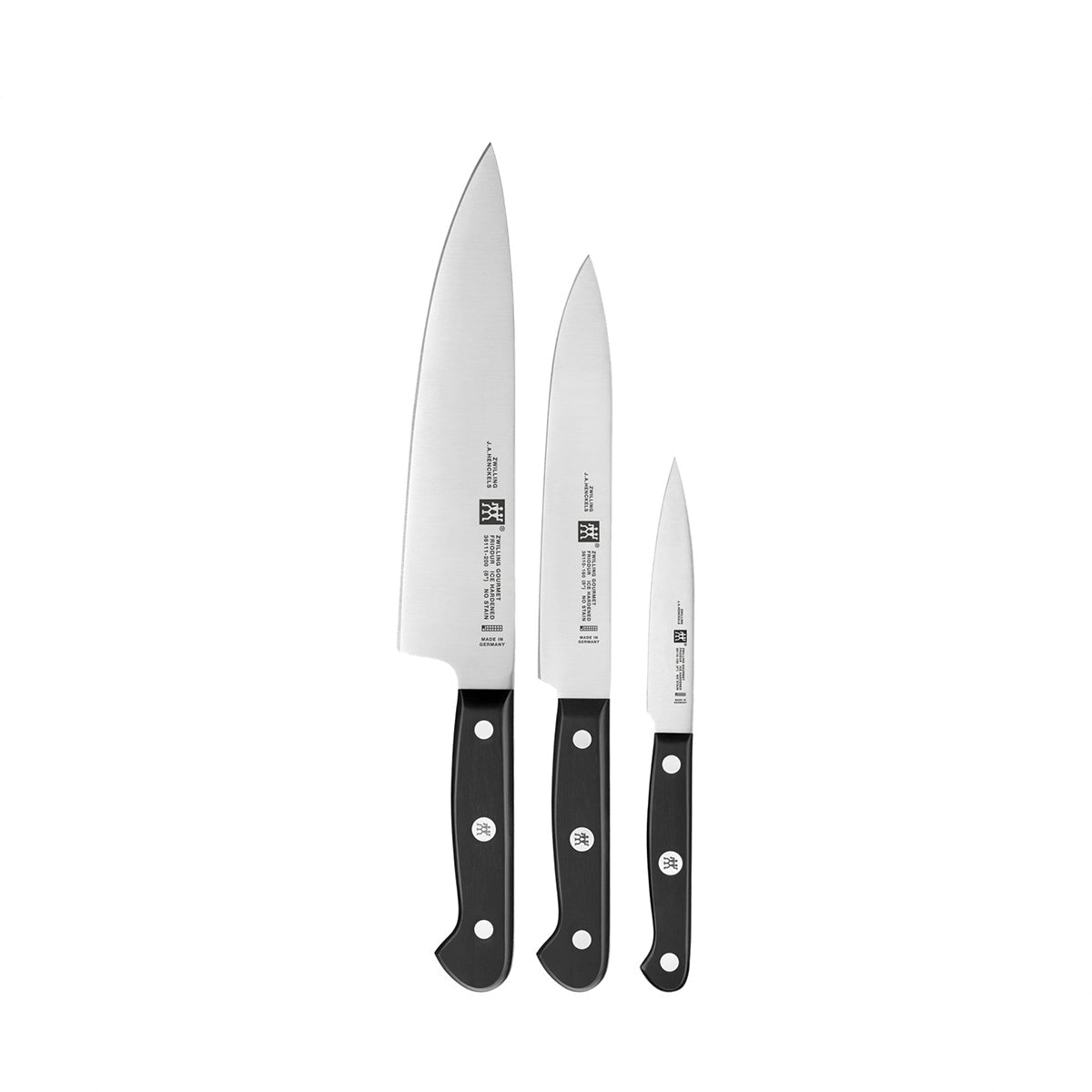 Zwilling Gourmet 3pc Set - Chef, Slicing and Paring Knife (36130003) - Metro Singapore Departmental Store - Celebrating 69 Years in SG